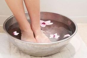 bagno medicinale per funghi